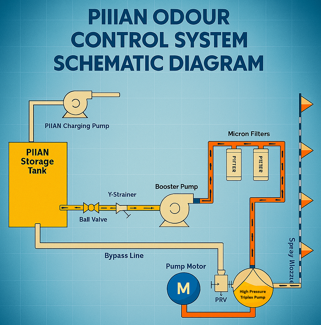 PIIAN Industrial Odour Control System Design