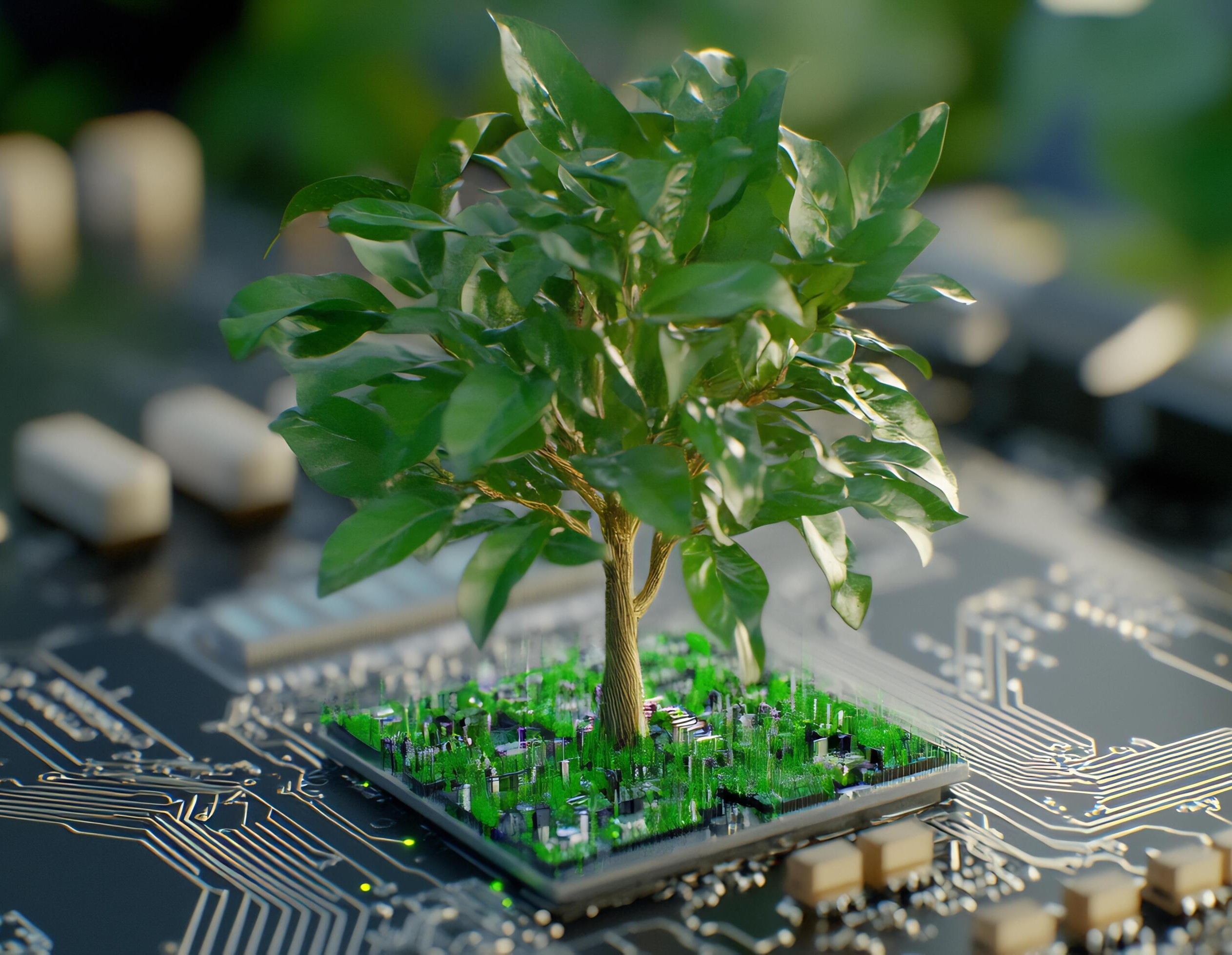 Blend of nature and technology