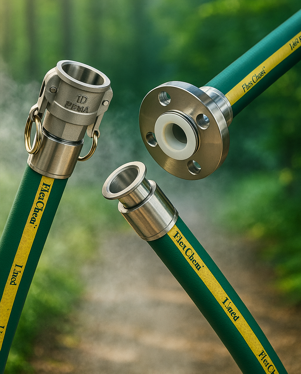 FlexChem Chemical Transfer Hoses for industrial transfer