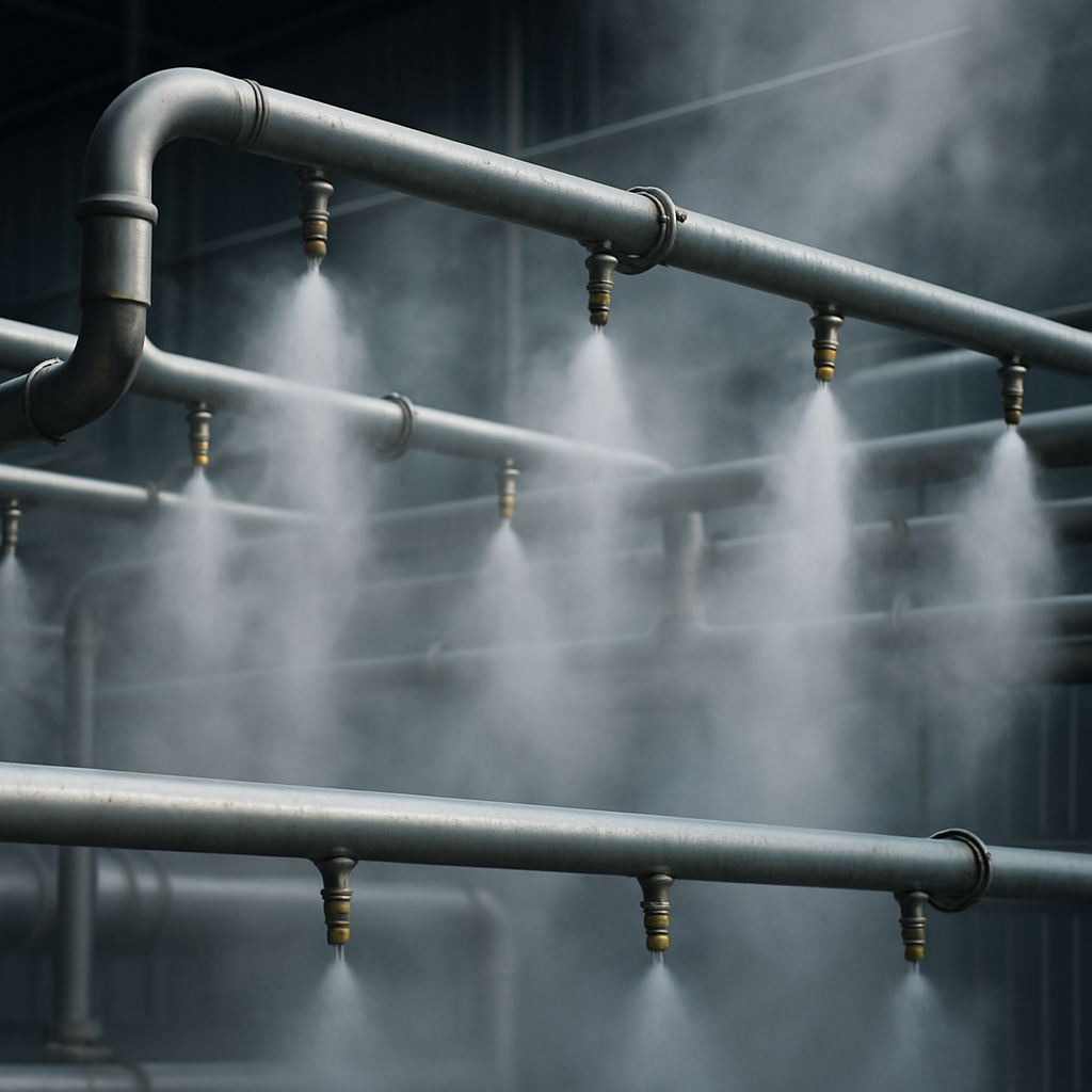 Piian Solution atomized into fine dust